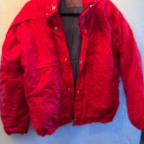 Vintage 90’s Snowy Mountain Red Ski Jacket Coat Women’s XL - Picture 5 of 16
